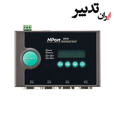 مبدل سریال به اترنت صنعتی موگزا MOXA NPort 5410