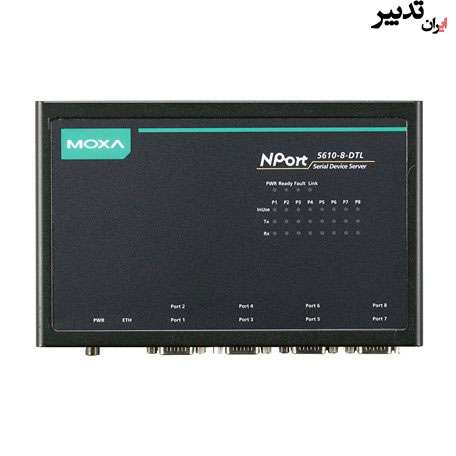 مبدل سریال به اترنت صنعتی موگزا MOXA NPort 5650-8-DTL