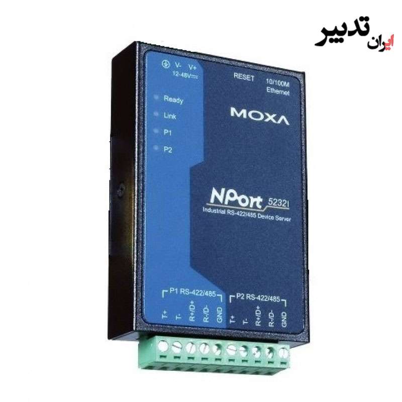 مبدل سریال به اترنت صنعتی موگزا MOXA NPort 5232I